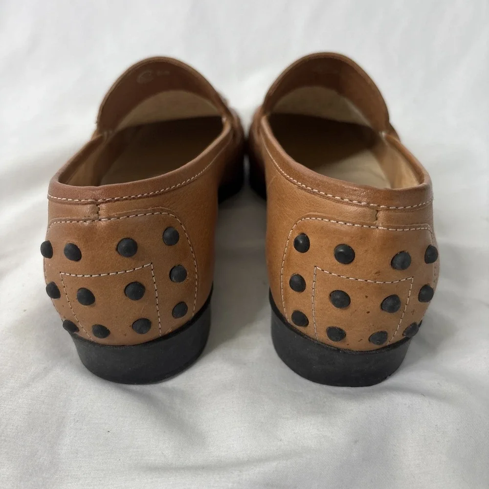 Talbots Taylor Classic Driving Moccasins Women's‎ 8 British Tan Shoes